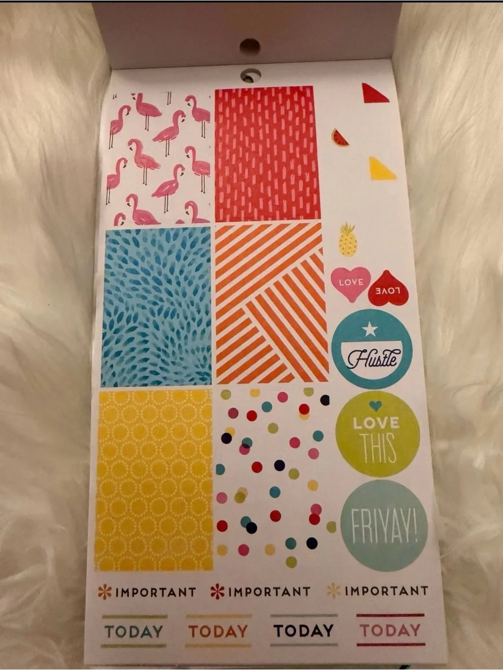 The Happy Planner “Seasonal” Sticker Book- Red, Green, Blue